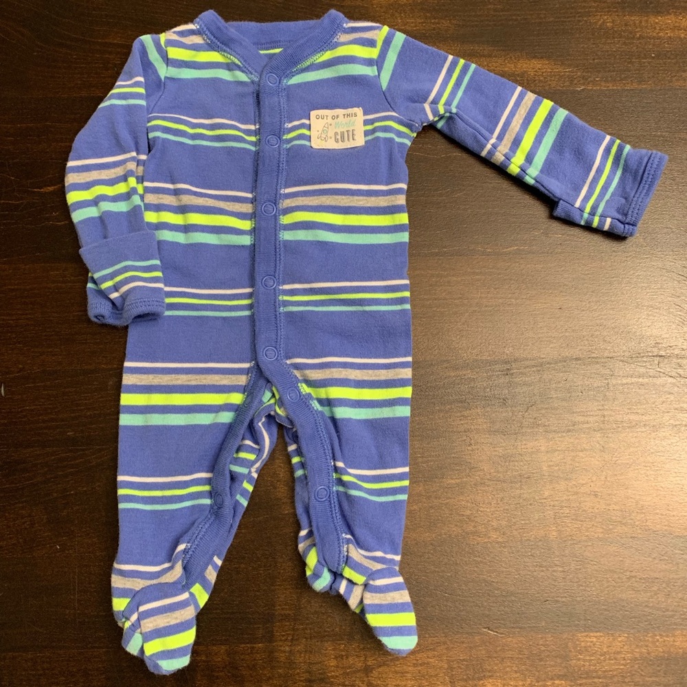 Carter’s Striped Sleep and Play PJs